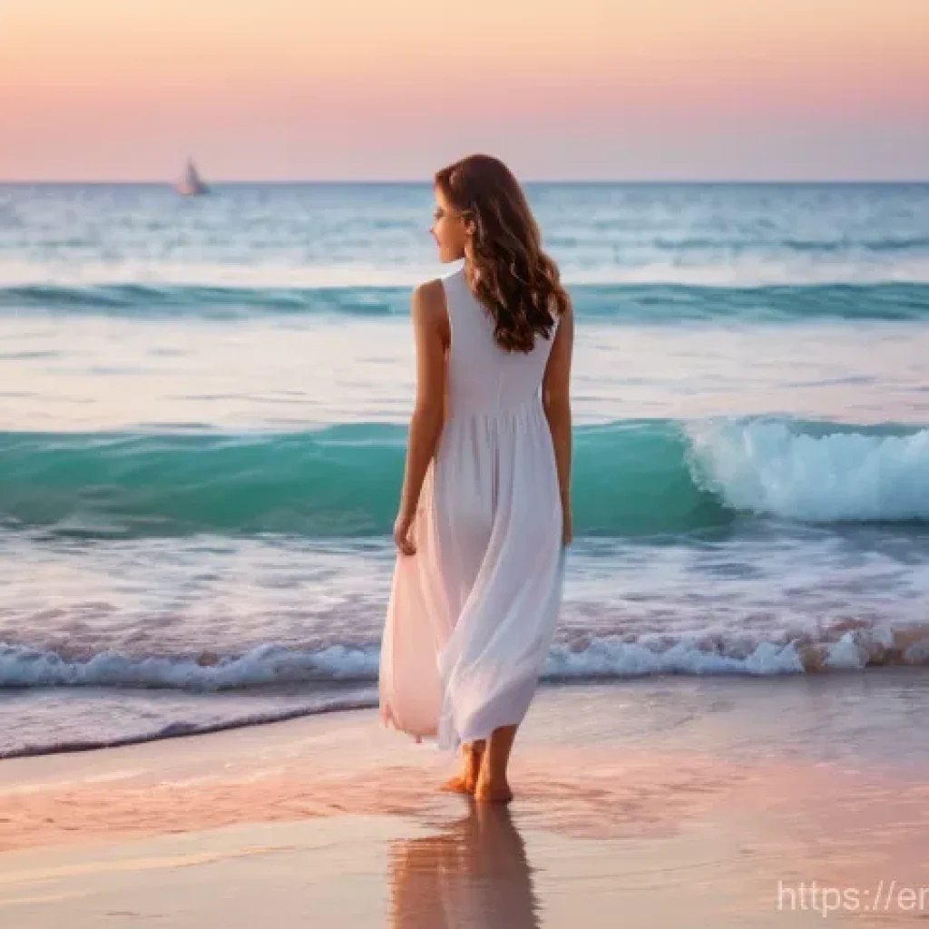 제약 기반 창의성의 비즈니스 적용 사례 - **Prompt 1:** A young woman, approximately 20 years old, with long, wavy brown hair, is standing on ...