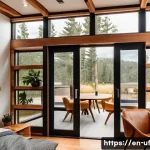Home 22 제약 기반 창의성을 위한 실험적 접근 - A modern tiny house interior showcasing space-efficient design and multifunctional furniture, natura...